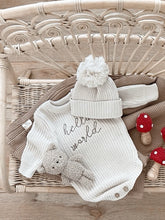 Load image into Gallery viewer, Newborn knit Set Sand