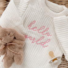 Load image into Gallery viewer, Newborn Knit Set Cream