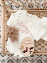 Load image into Gallery viewer, Newborn Knit Set Cream