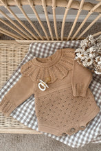 Load image into Gallery viewer, knit Scalloped Romper