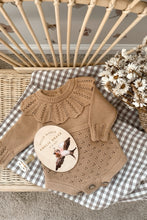 Load image into Gallery viewer, knit Scalloped Romper