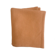 Load image into Gallery viewer, Waffle Baby Blanket Cinnamon