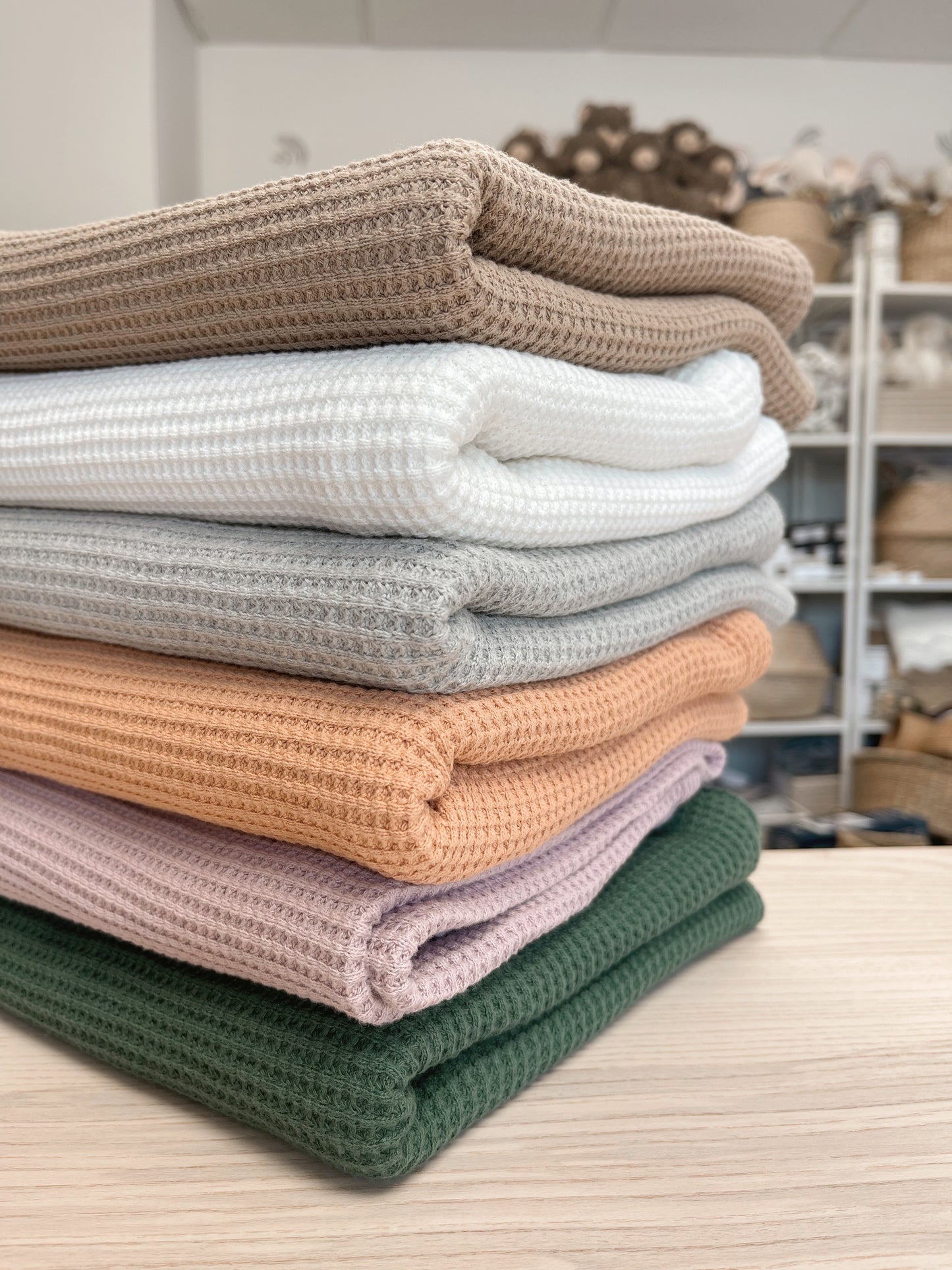 Waffle Baby Blanket Forest