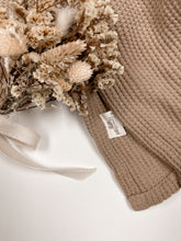 Load image into Gallery viewer, Waffle Baby Blanket Sand