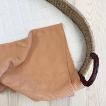 Load image into Gallery viewer, Waffle Baby Blanket Cinnamon