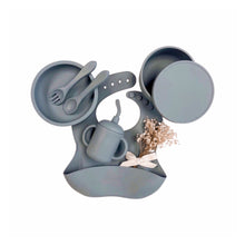 Load image into Gallery viewer, Set Silicone Baby Mealtime Sea