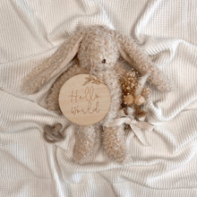Load image into Gallery viewer, Wooden Milestone Baby Plaques