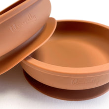 Load image into Gallery viewer, Silicone Baby First Plate Cinnamon