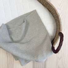Load image into Gallery viewer, Waffle Baby Blanket Grey
