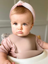 Load image into Gallery viewer, Silicone Baby Bibs velvet pink