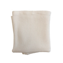 Load image into Gallery viewer, Waffle Baby Blanket white