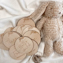 Load image into Gallery viewer, Wooden Milestone Baby Plaques