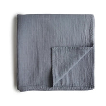 Load image into Gallery viewer, Muslin Baby Swaddle Sea