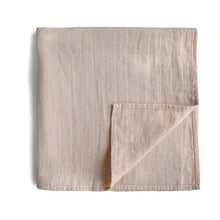 Load image into Gallery viewer, Muslin Baby Swaddle Velvet Pink