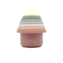 Load image into Gallery viewer, Silicone Stacking Cups Pastel