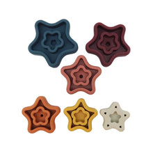 Load image into Gallery viewer, Star Silicone Stacking