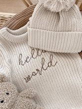 Load image into Gallery viewer, Newborn knit Set Sand
