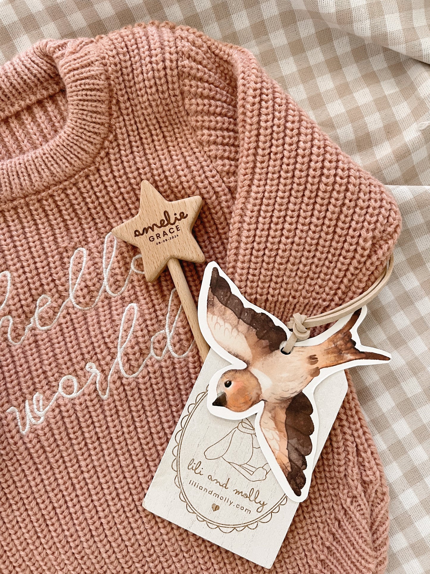 Newborn Knit set Pink