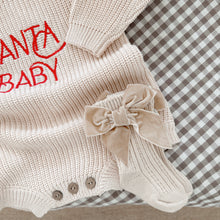 Load image into Gallery viewer, Santa Baby Romper
