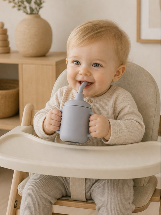 Silicone Baby Cup Love sea
