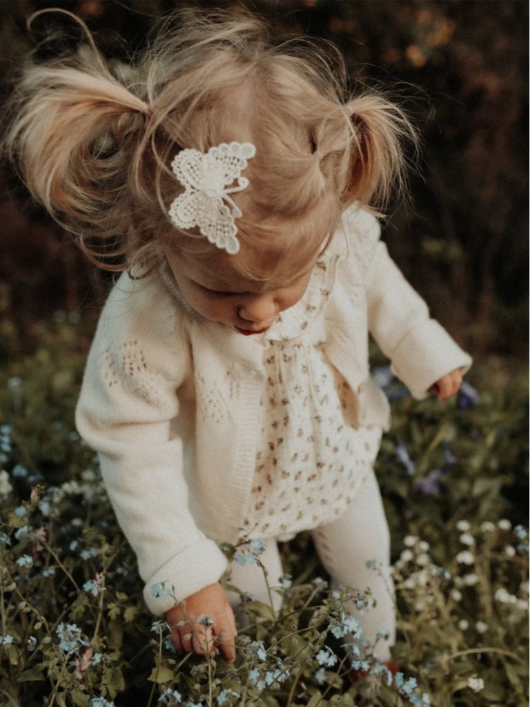 Clip White Butterfly