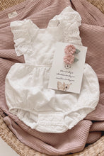 Load image into Gallery viewer, Broderie Baby Romper
