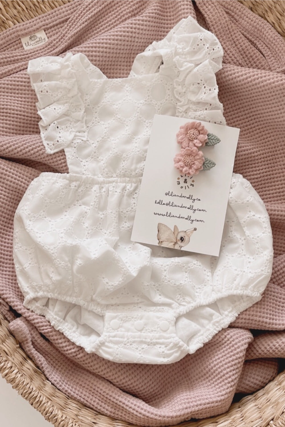 Broderie Baby Romper