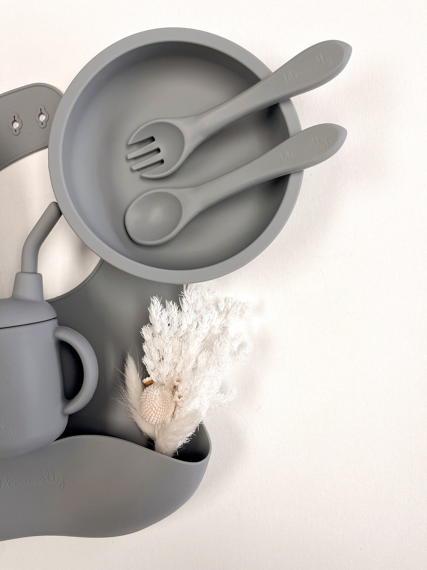 Set Silicone Baby Mealtime Sea