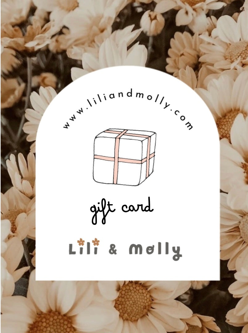 Lili and Molly Gift Card