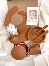 Load image into Gallery viewer, Set Silicone Baby Mealtime Cinnamon
