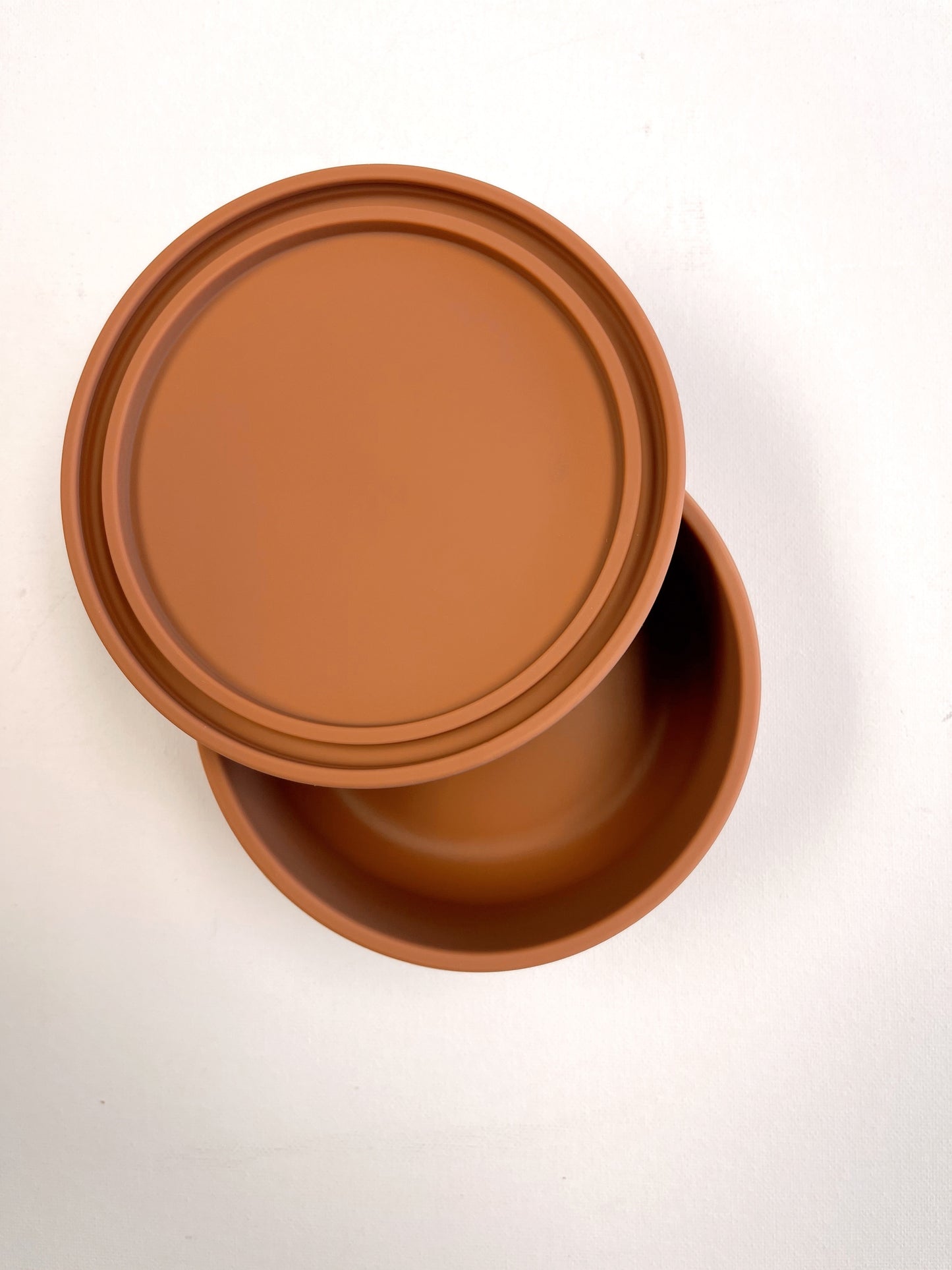 Silicone Baby Bowl Cinnamon