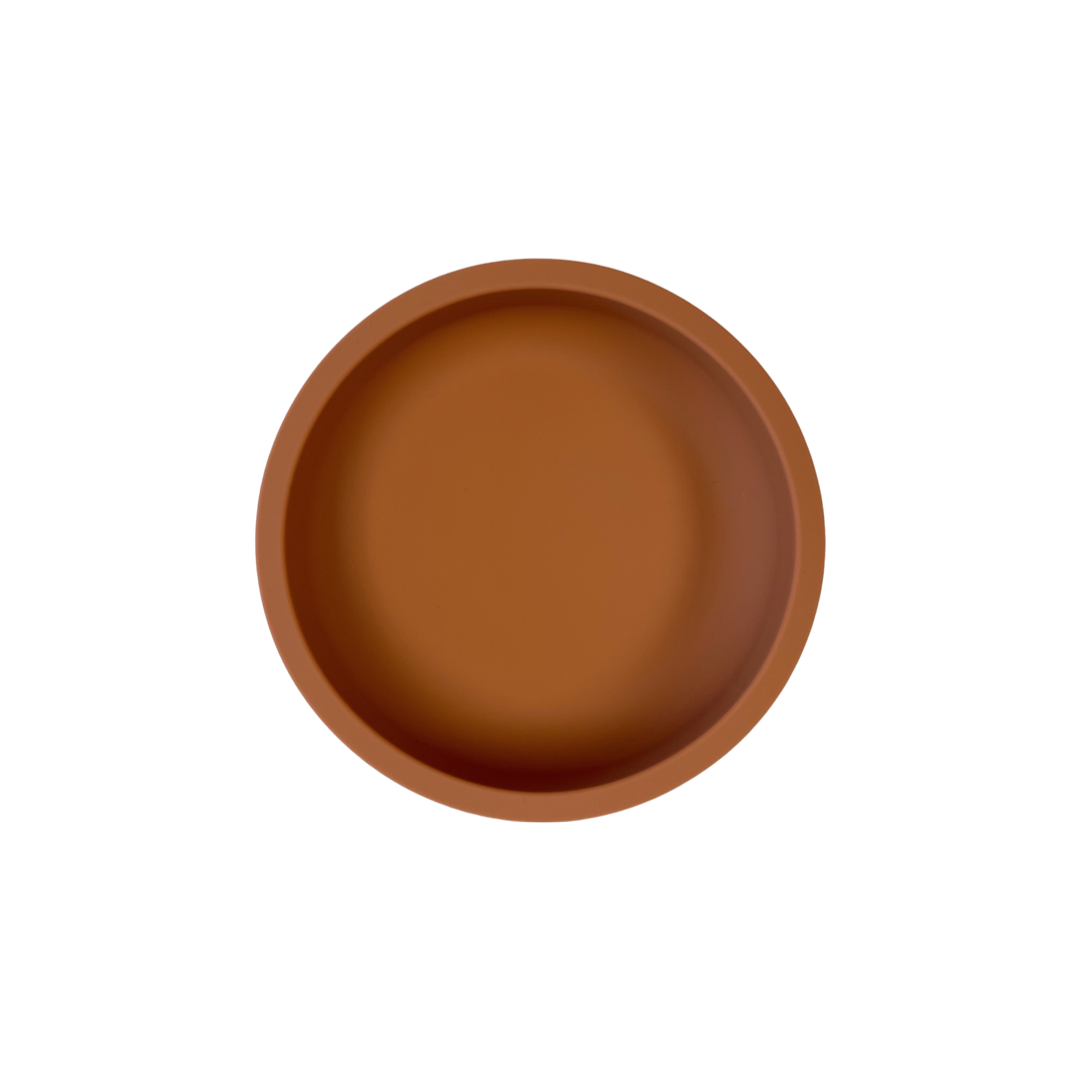 Silicone Baby First Plate Cinnamon