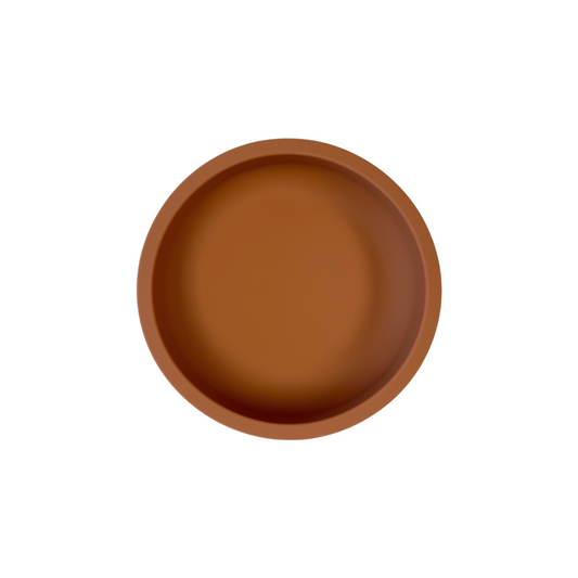 Silicone Baby First Plate Cinnamon