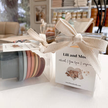 Load image into Gallery viewer, Silicone Stacking Cups Vintage
