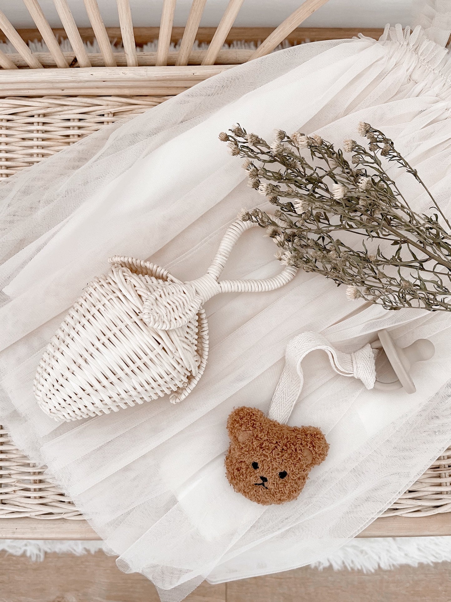 Strawberry Rattan Baby Rattle