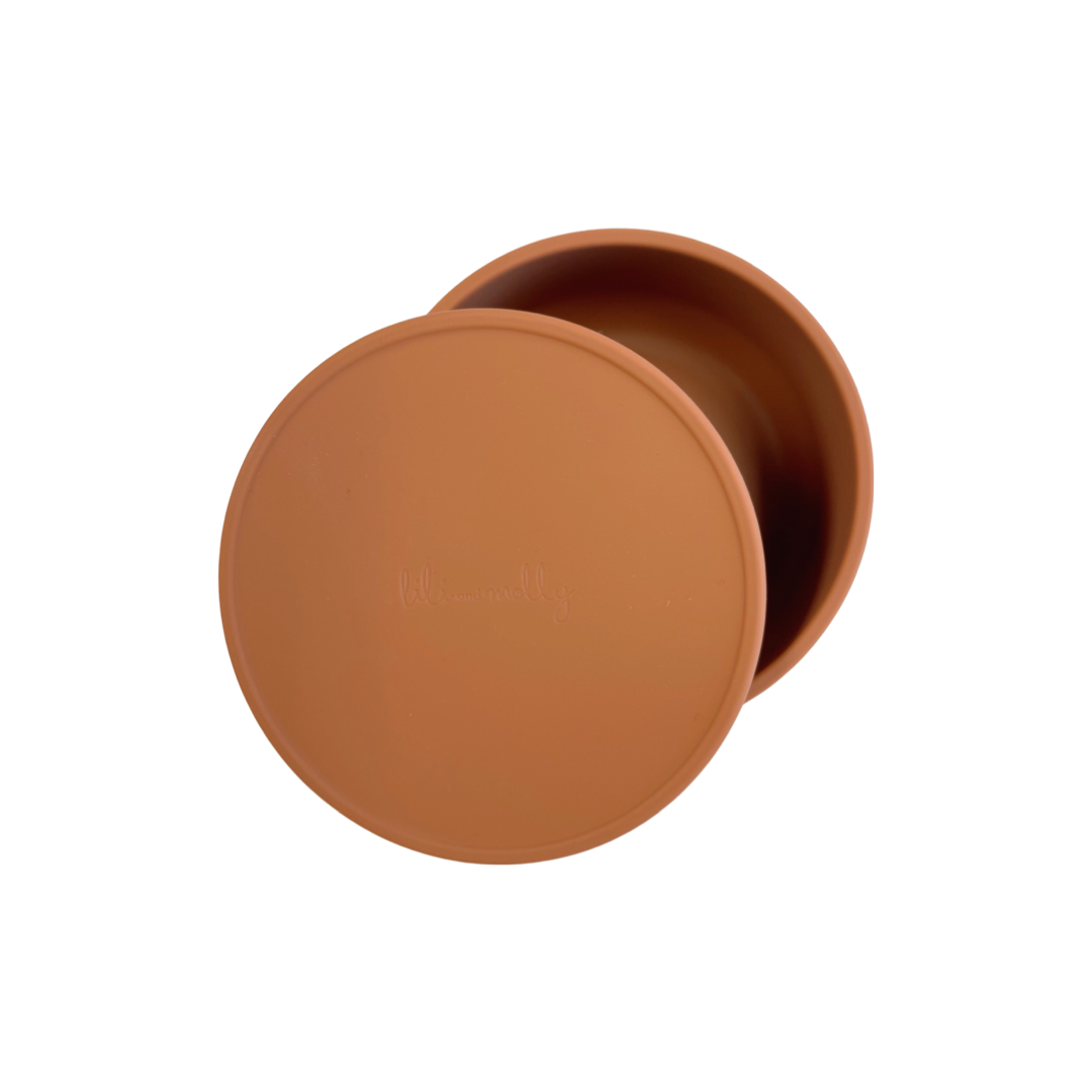 Silicone Baby Bowl Cinnamon
