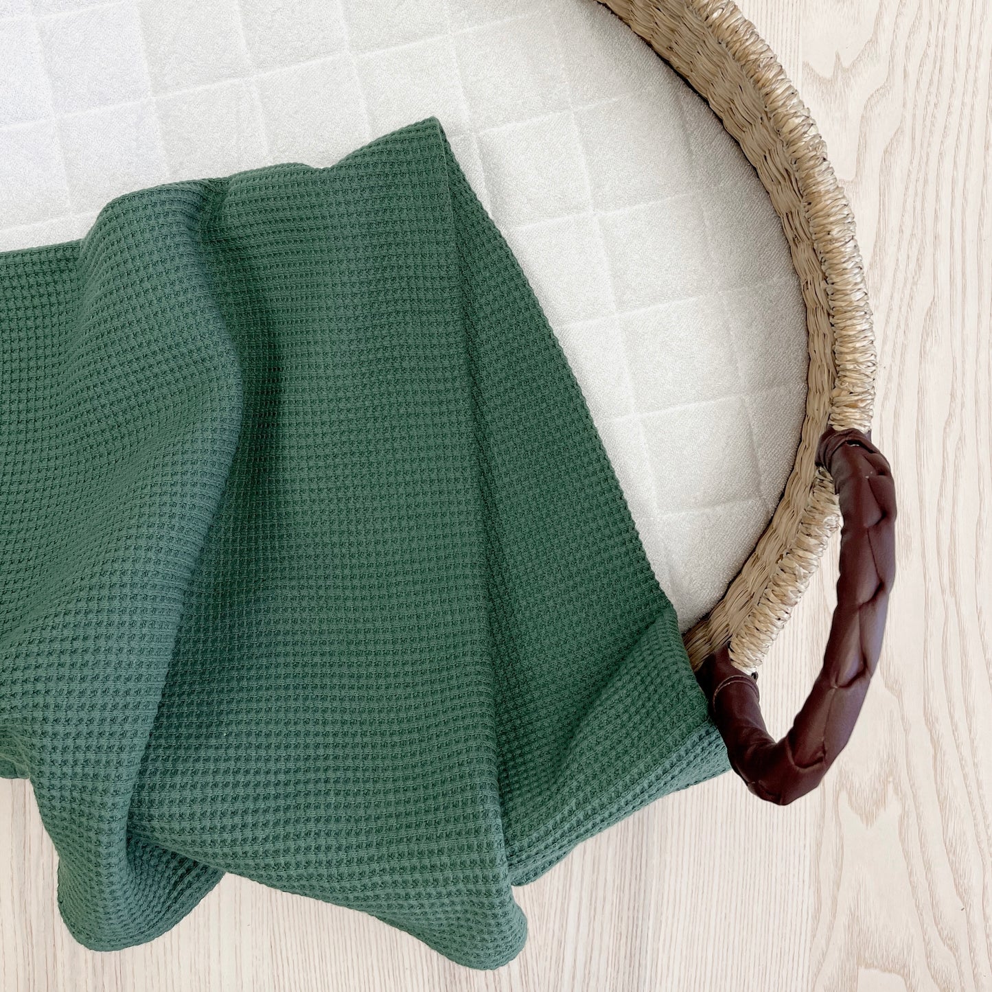 Waffle Baby Blanket Forest