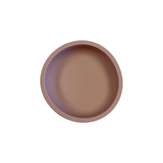 Silicone Baby First Plate Velvet Pink