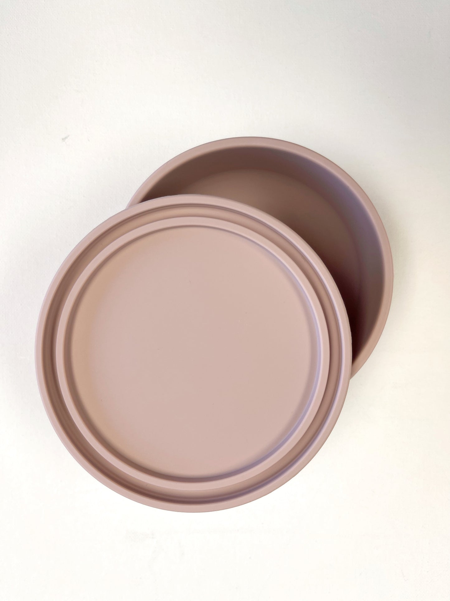 Silicone Baby Bowl Velvet Pink