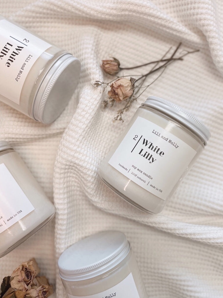 Candle White Lili
