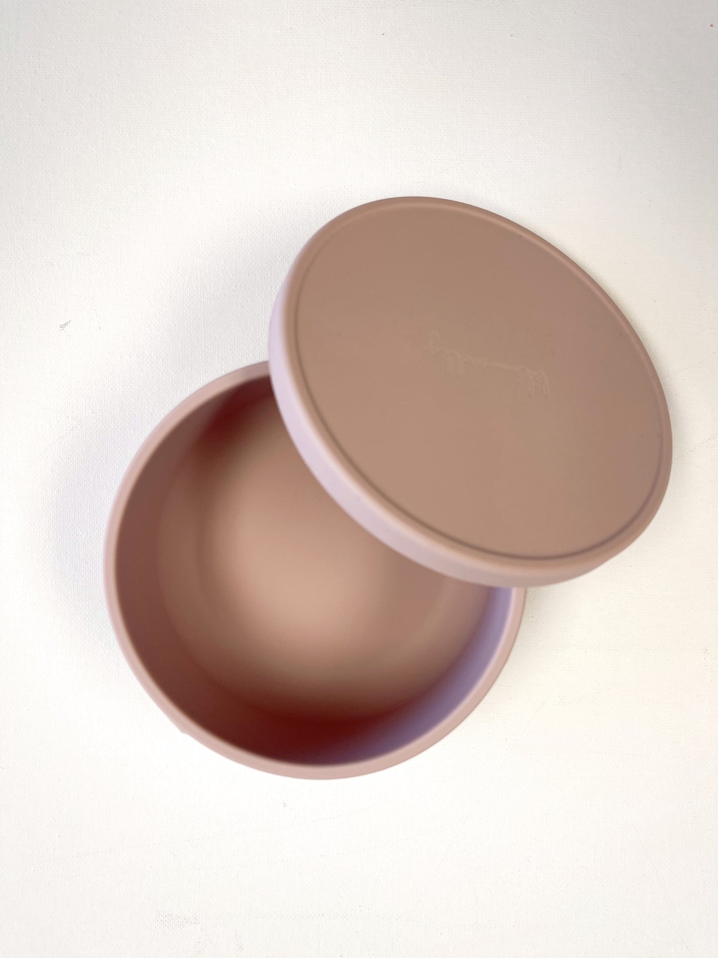Silicone Baby Bowl Velvet Pink