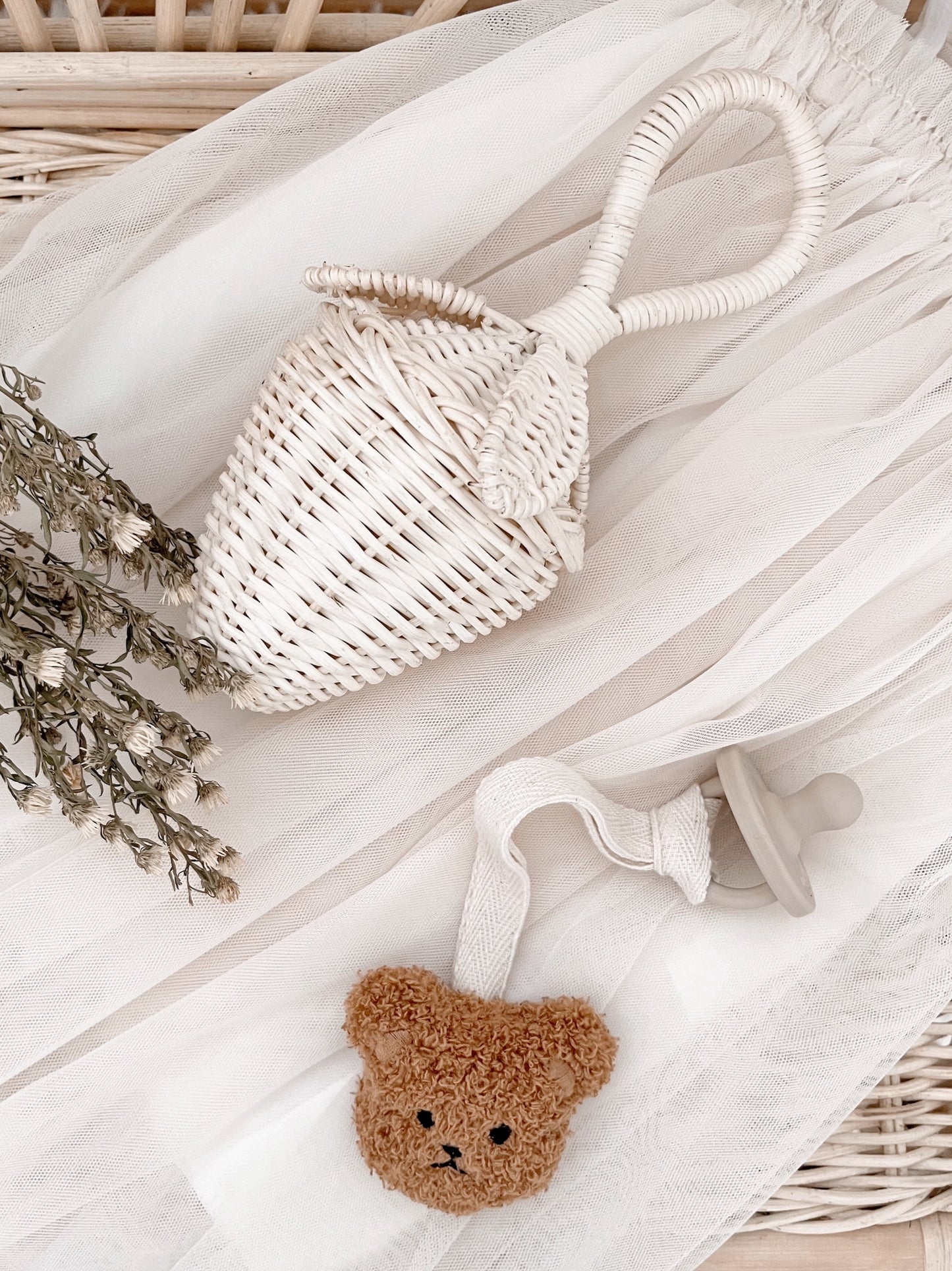 Strawberry Rattan Baby Rattle