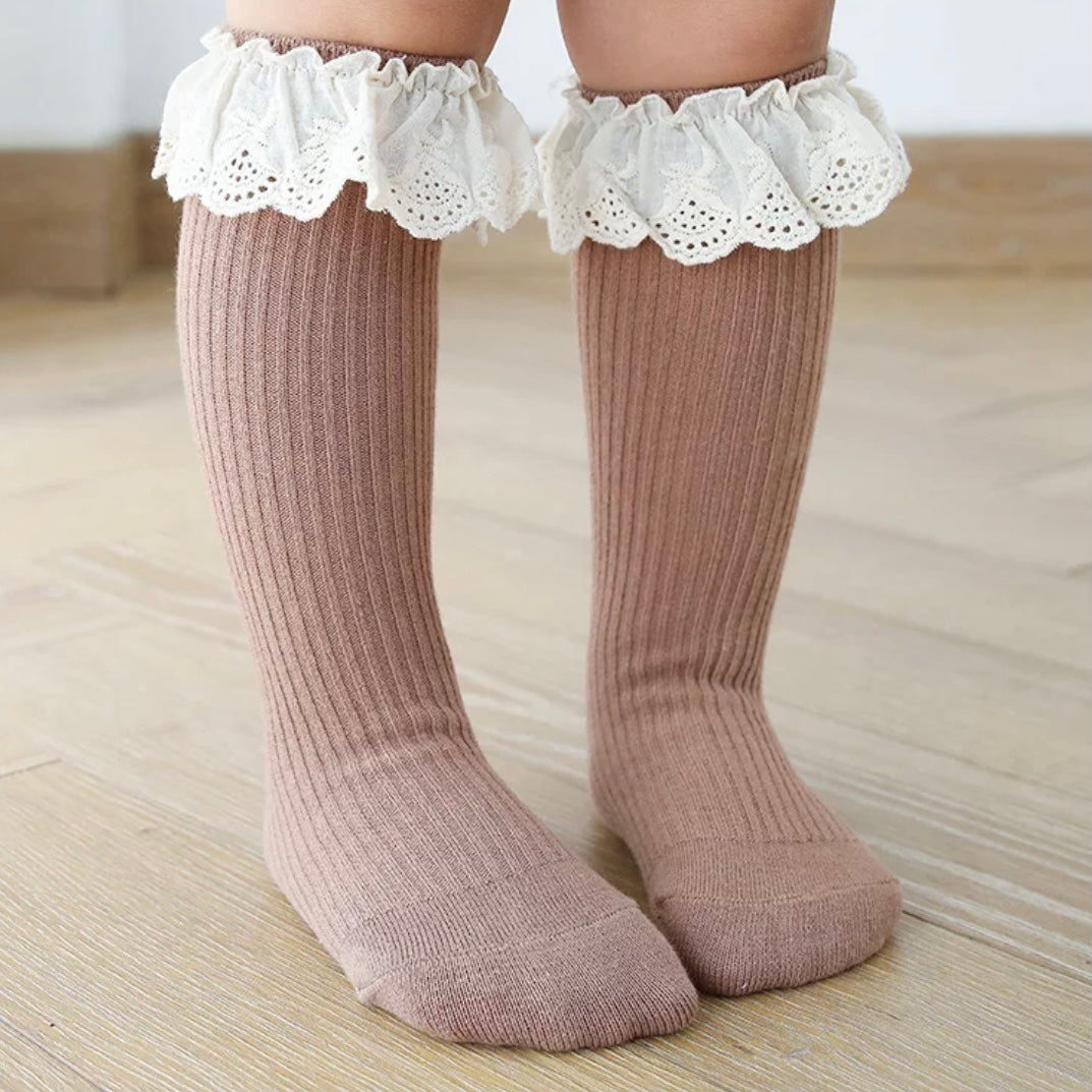 Broderie Socks Ice Cream