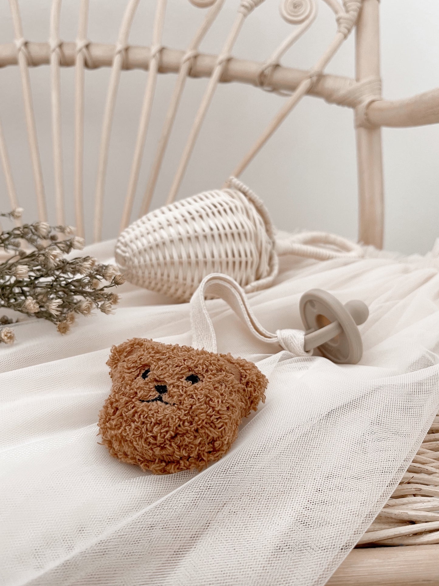 Strawberry Rattan Baby Rattle