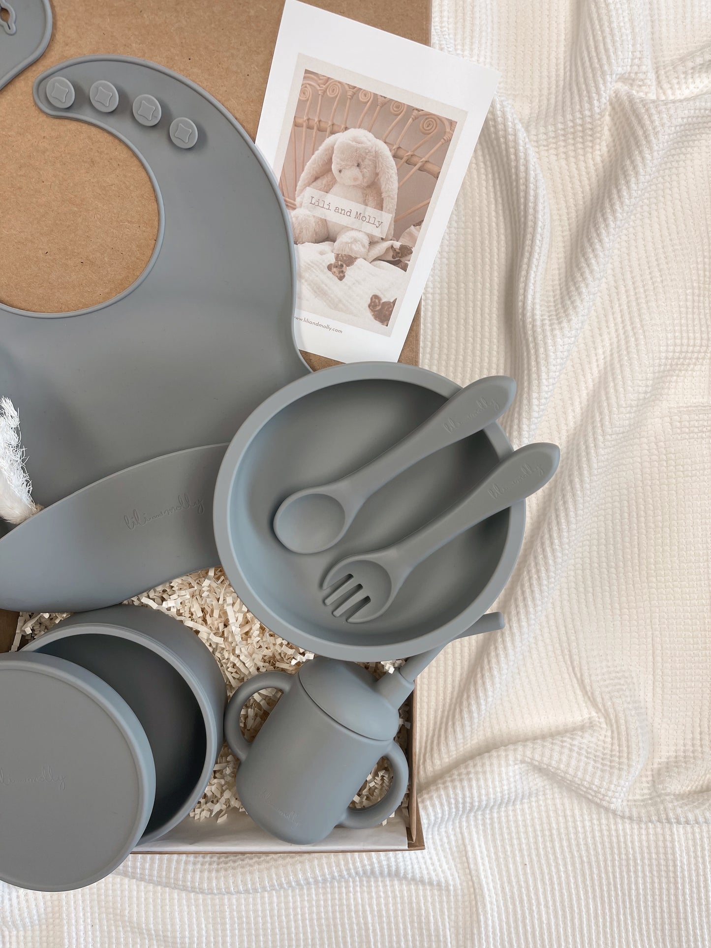Set Silicone Baby Mealtime Sea