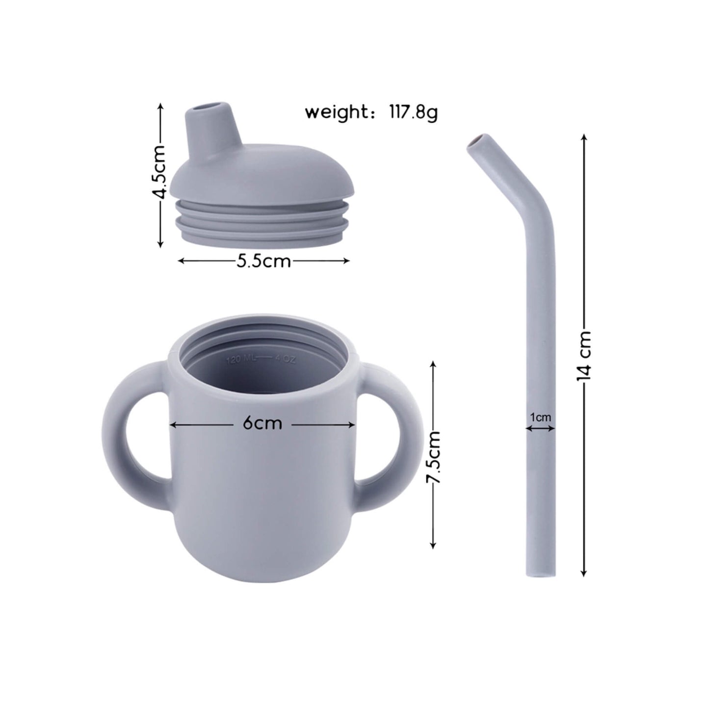 Silicone Baby Cup Love forest