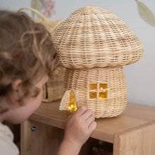 Load image into Gallery viewer, Mushroom Rattan House
