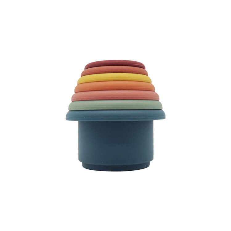 Silicone Stacking Cups Vintage