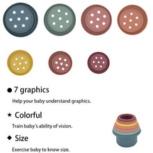 Load image into Gallery viewer, Silicone Stacking Cups Vintage
