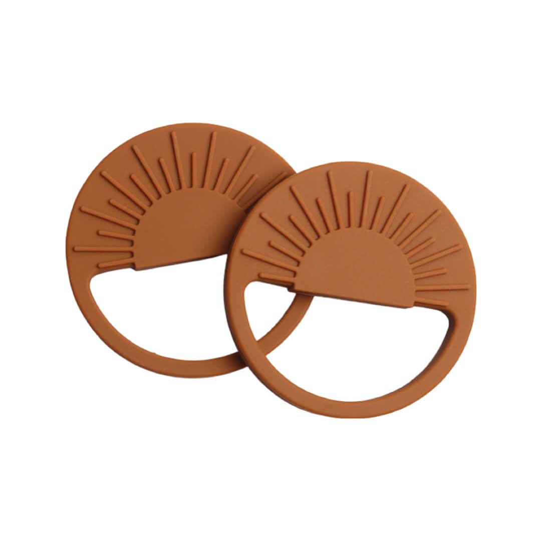 Teether Silicone Ray cinnamon